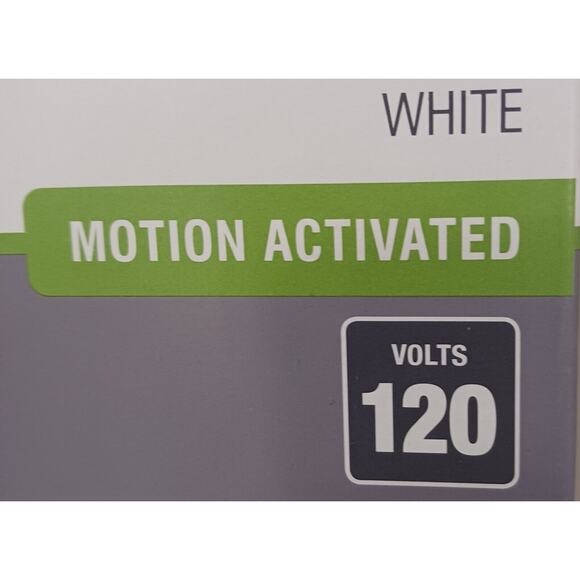 Motion Detection 60 Ft away Flood Light LED WHITE Twin Head Adjusts NEW in Box! - Picture 15 of 16